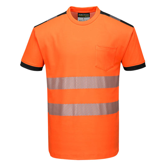 Portwest T181 PW3 Hi-Vis Cotton Comfort T-Shirt S/S