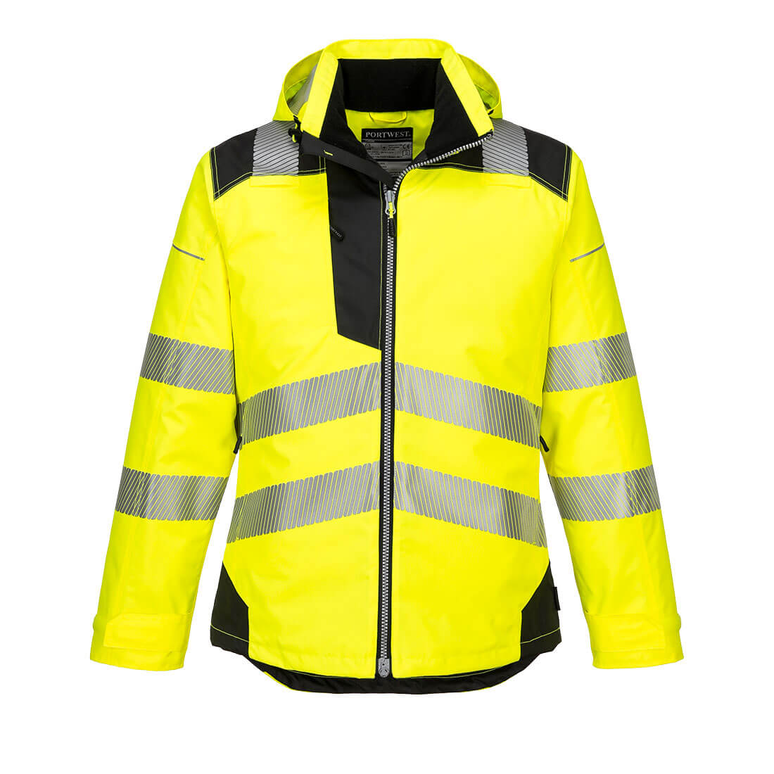 Portwest T400 PW3 Hi-Vis Winter Jacket in Orange/Black