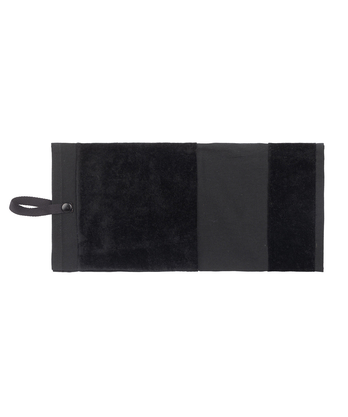 Towel City TC014 Deluxe velour golf towel in Black