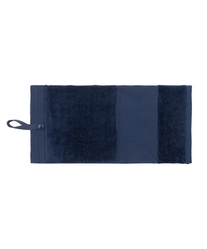 Towel City TC014 Deluxe velour golf towel in Navy