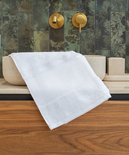 Towel City TC503 Organic hand towel with printable border