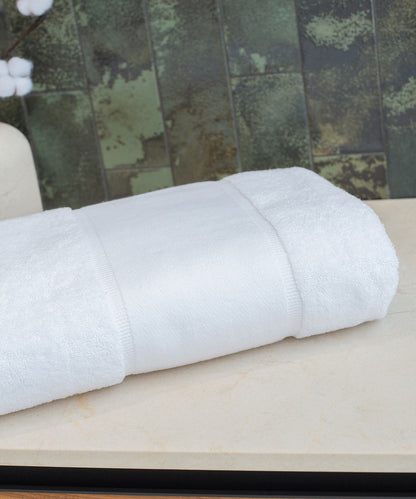 Towel City TC506 Organic bath sheet with printable border