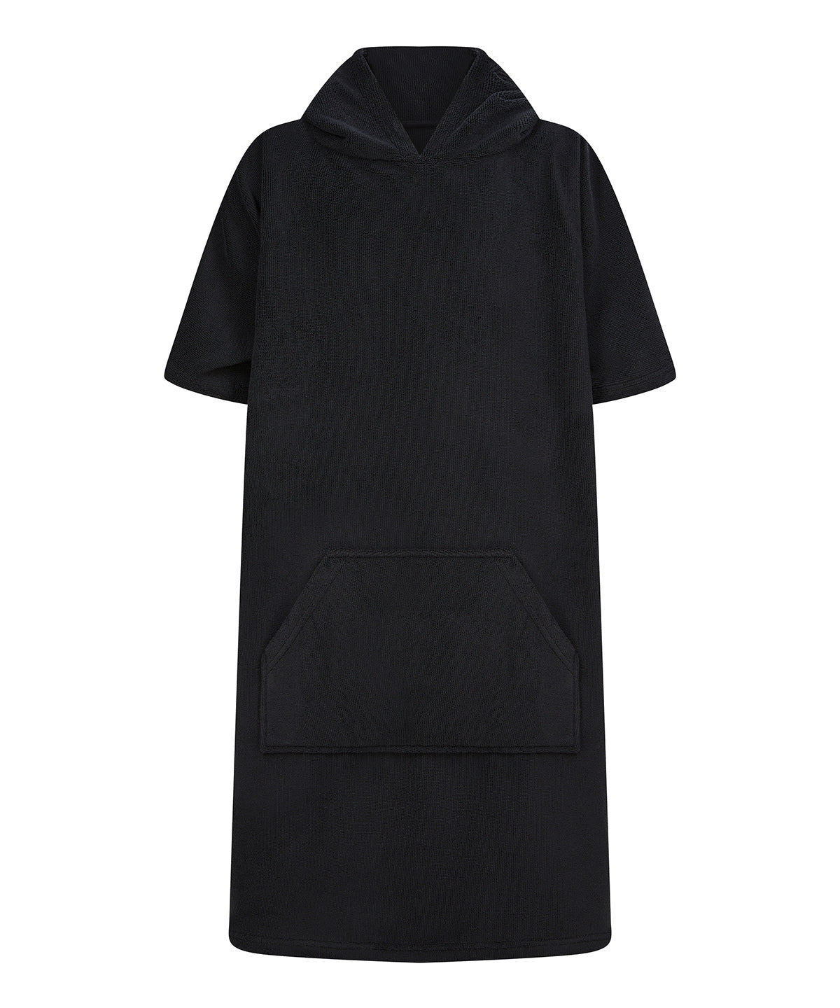Towel City TC811 Kids poncho in Black