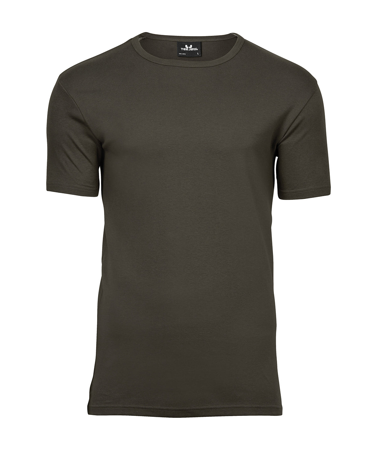 Tee Jays TJ002 Interlock tee (520) in Dark Olive
