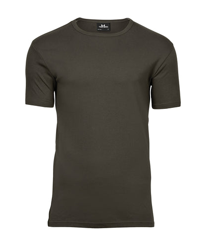 Tee Jays TJ002 Interlock tee (520) in Dark Olive