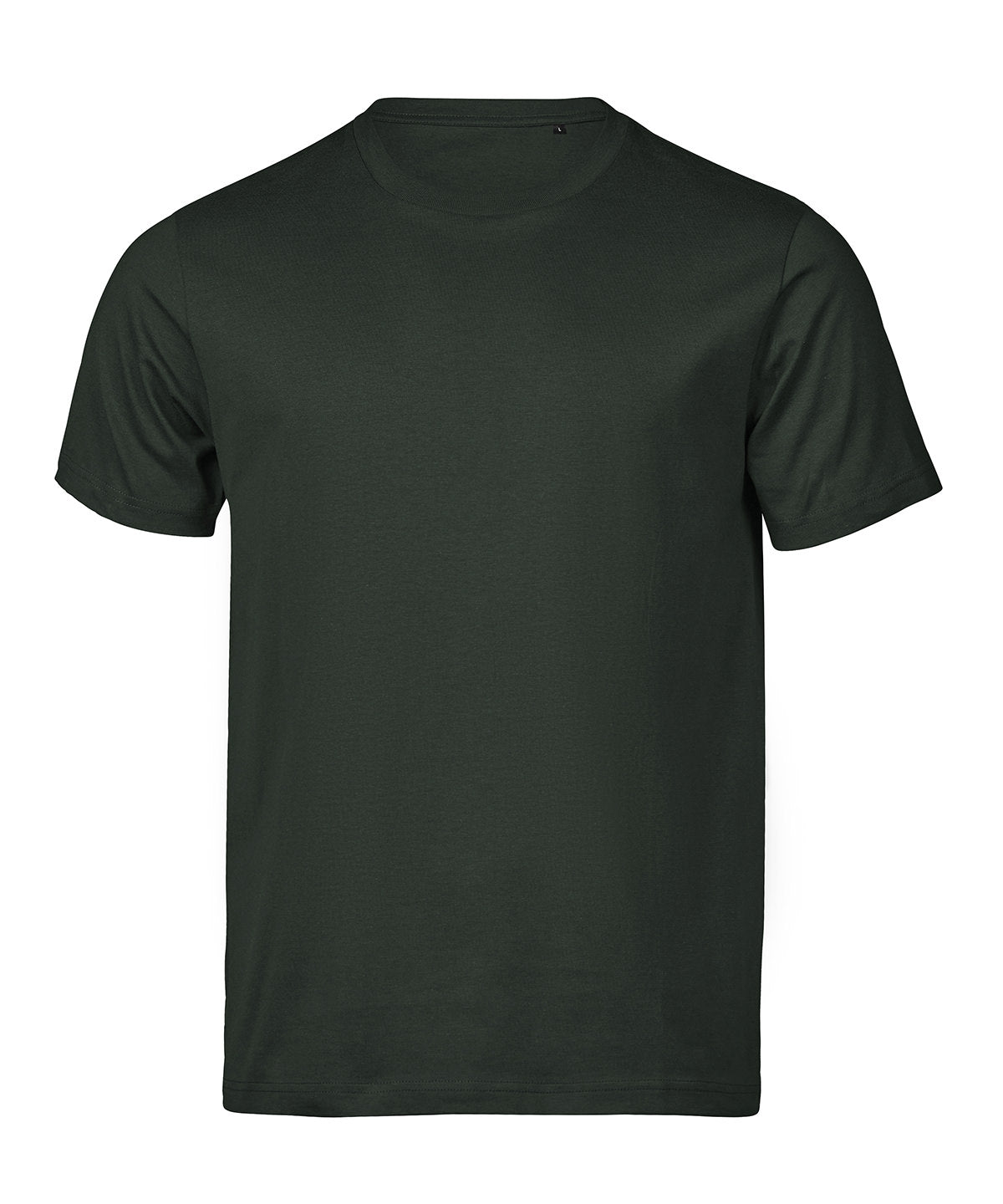 Tee Jays TJ003 UNLABELED luxury tee (1150) in Dark Green