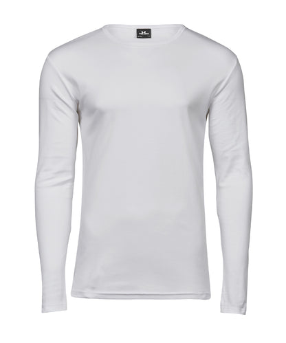 Tee Jays TJ007 Long sleeve interlock tee (530) in White