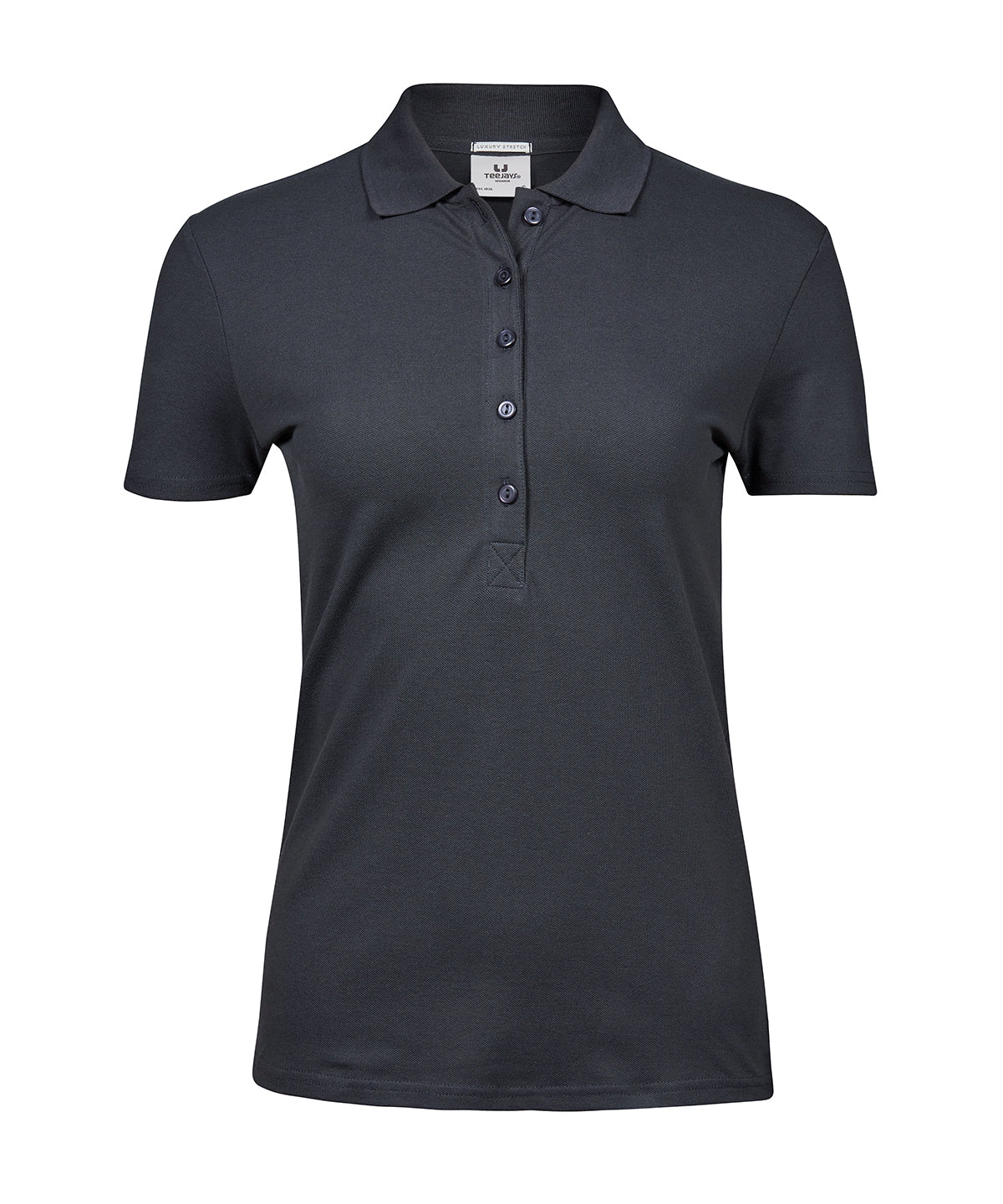 Tee Jays TJ008 Women’s luxury stretch polo (145) in Dark Grey