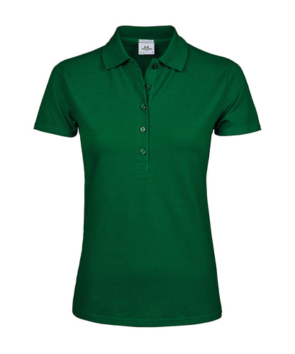 Tee Jays TJ008 Women’s luxury stretch polo (145) in Forest Green