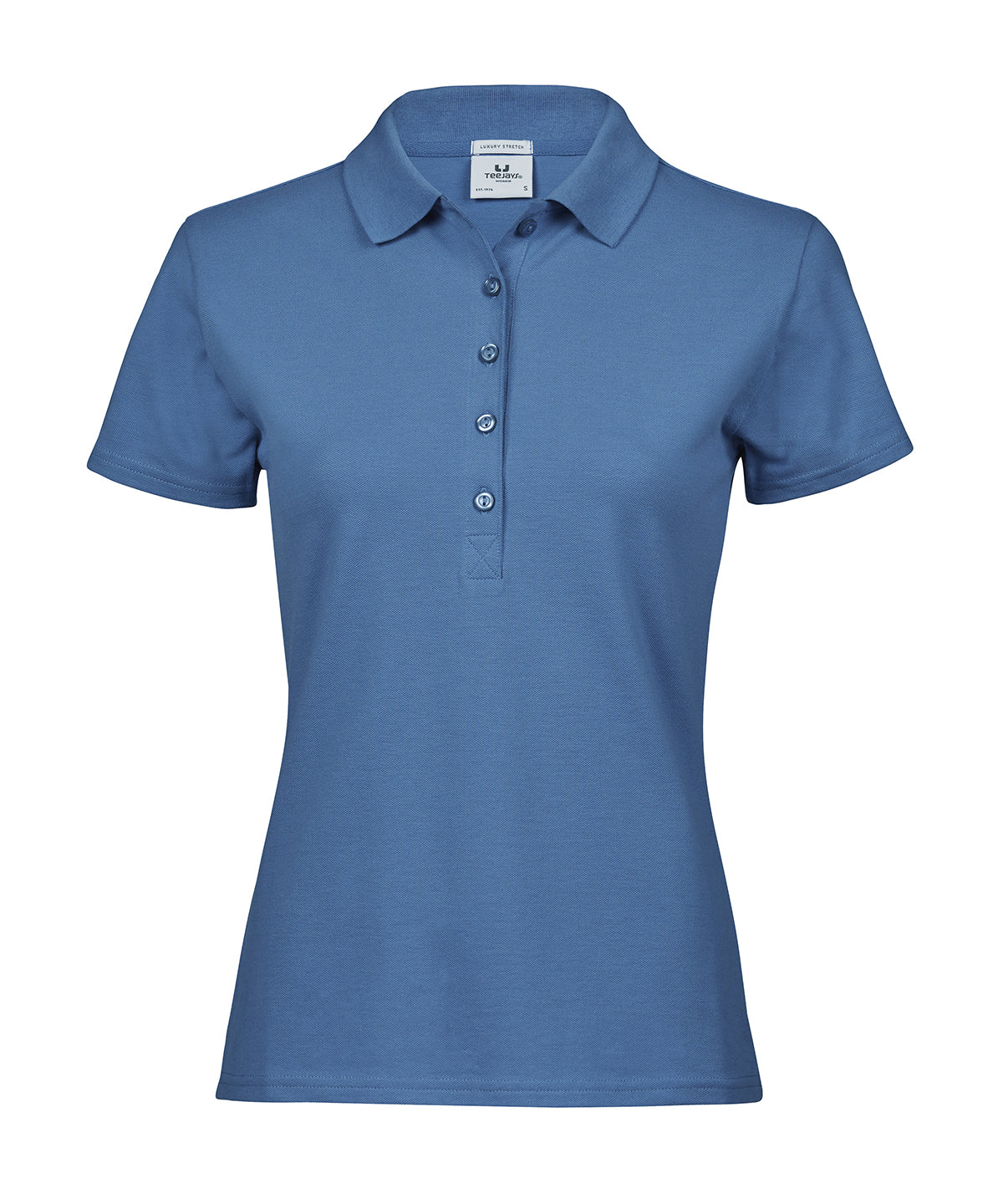 Tee Jays TJ008 Women’s luxury stretch polo (145) in Ocean Blue