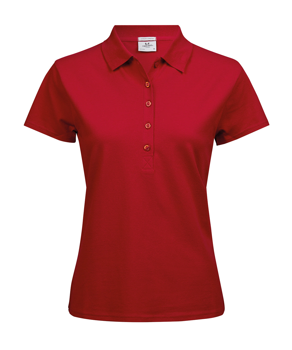 Tee Jays TJ008 Women’s luxury stretch polo (145) in Red