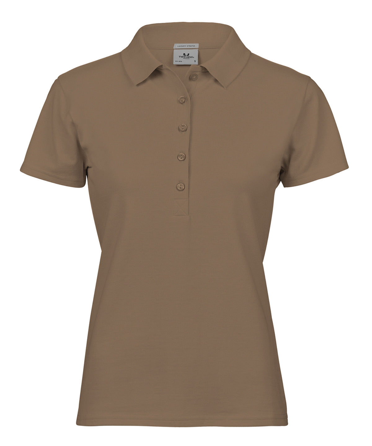 Tee Jays TJ008 Women’s luxury stretch polo (145) in Wood