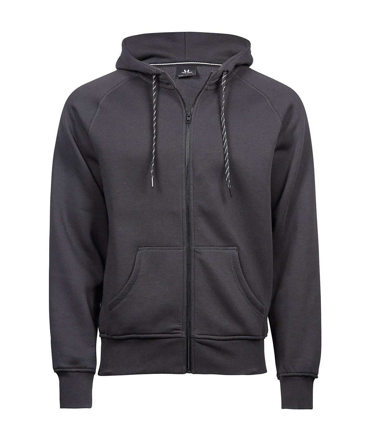 Tee Jays TJ017 Fashion full-zip hoodie (5435) in Dark Grey