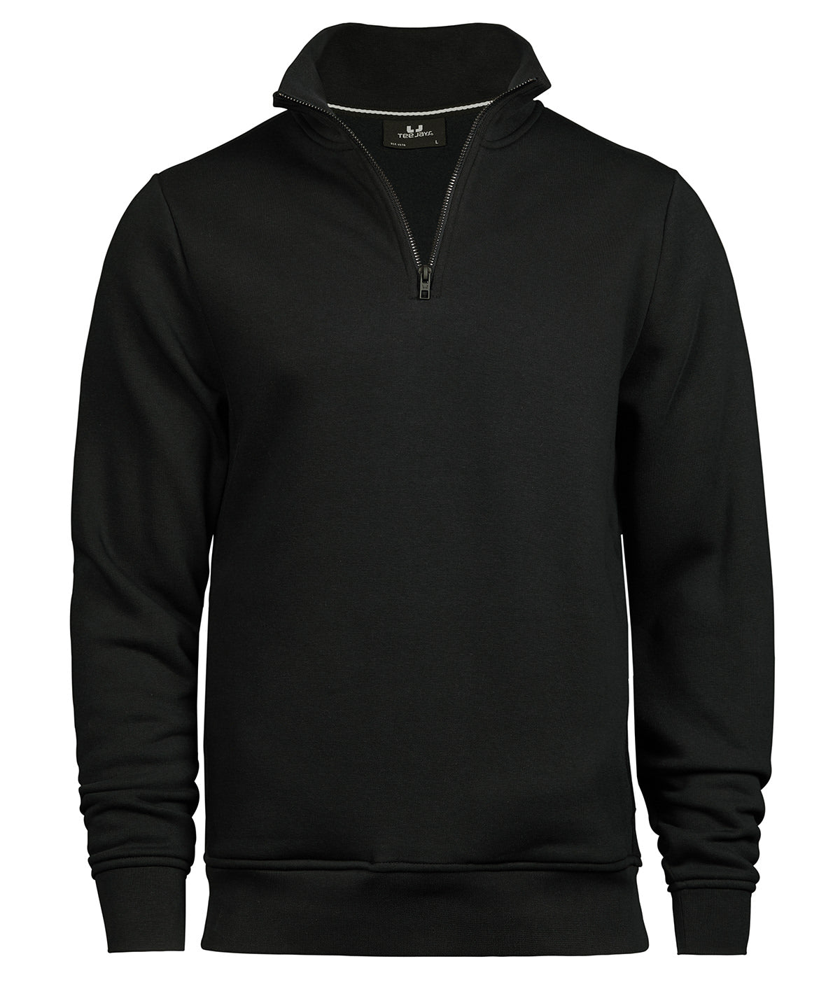 Tee Jays TJ018 Half-zip sweatshirt (5438) in Black
