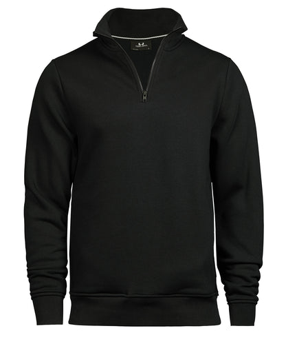 Tee Jays TJ018 Half-zip sweatshirt (5438) in Black