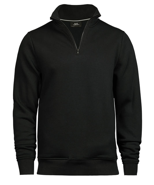 Tee Jays TJ018 Half-zip sweatshirt (5438) in Black
