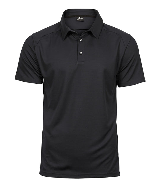 Tee Jays TJ020 Luxury sport polo (7200) in Black
