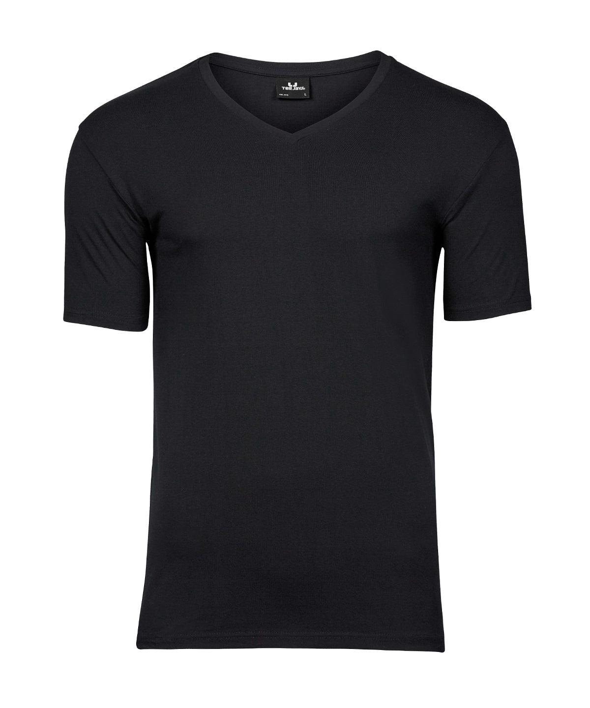 Tee Jays TJ023 Stretch v-neck tee (401) in Black