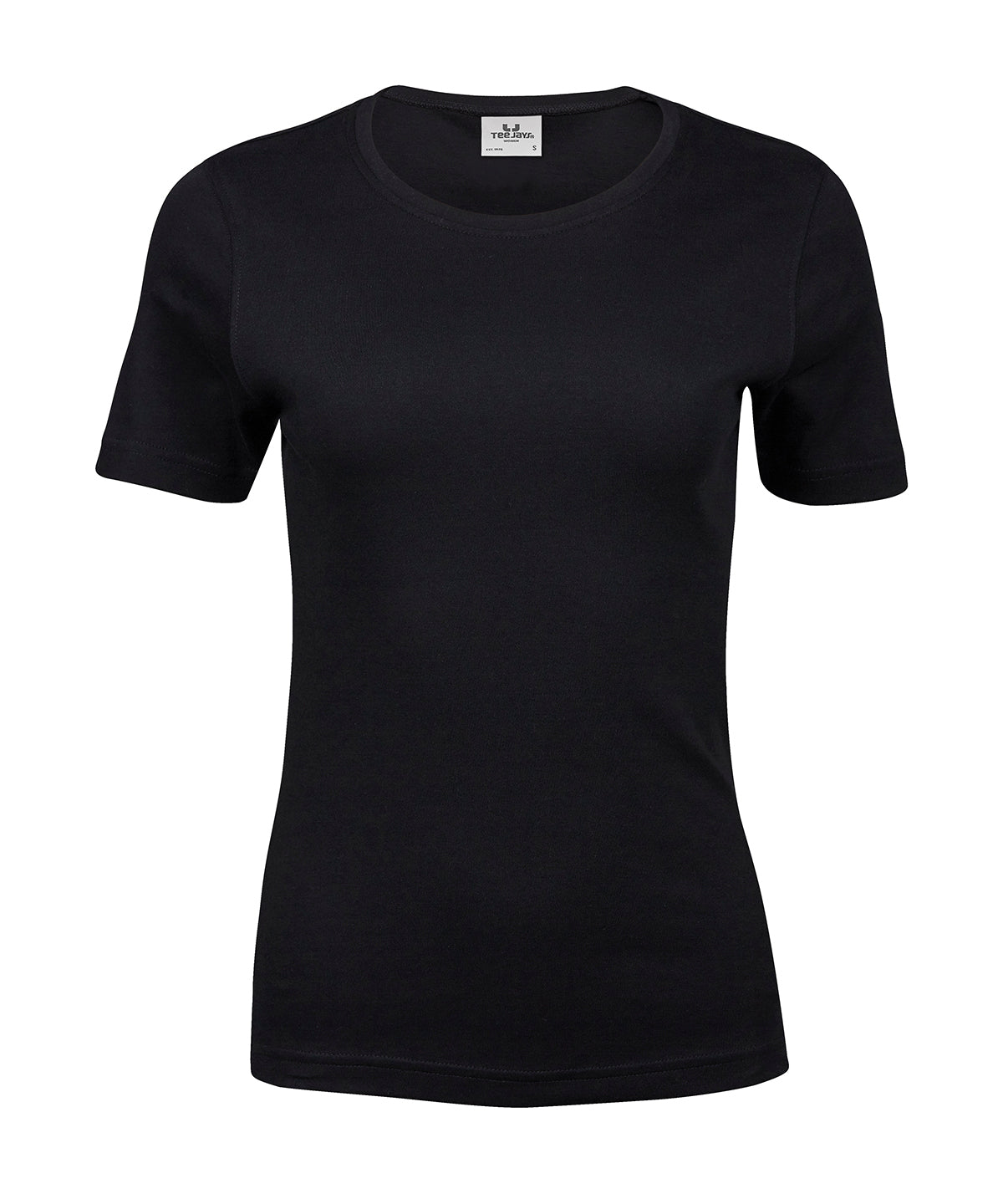 Tee Jays TJ026 Women’s interlock tee (580) in Black