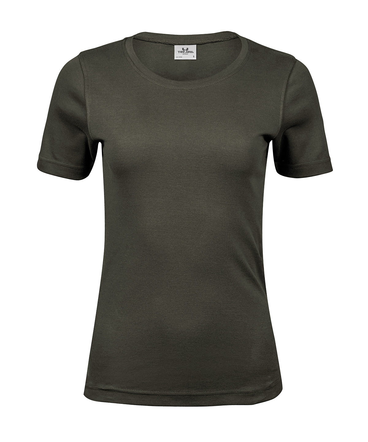 Tee Jays TJ026 Women’s interlock tee (580) in Deep Green
