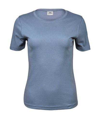 Tee Jays TJ026 Women’s interlock tee (580) in Flint Stone