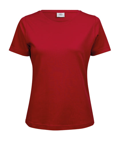 Tee Jays TJ026 Women’s interlock tee (580) in Red