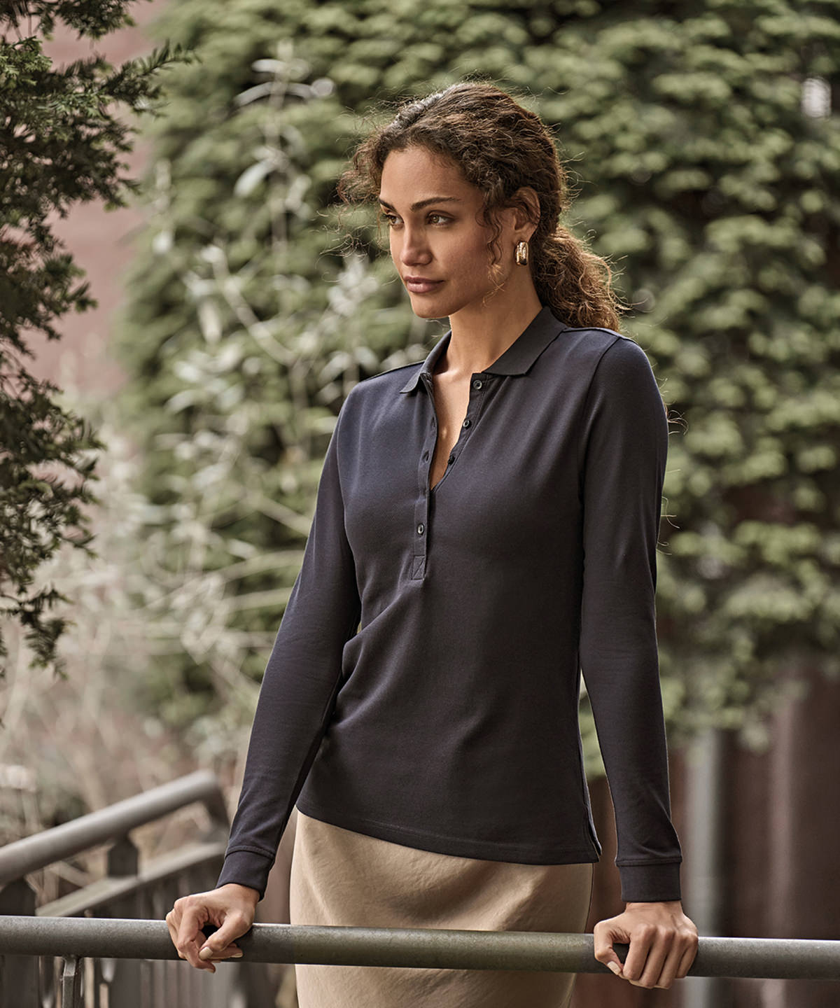 Tee Jays TJ029 Women’s luxury stretch long sleeve polo (146)