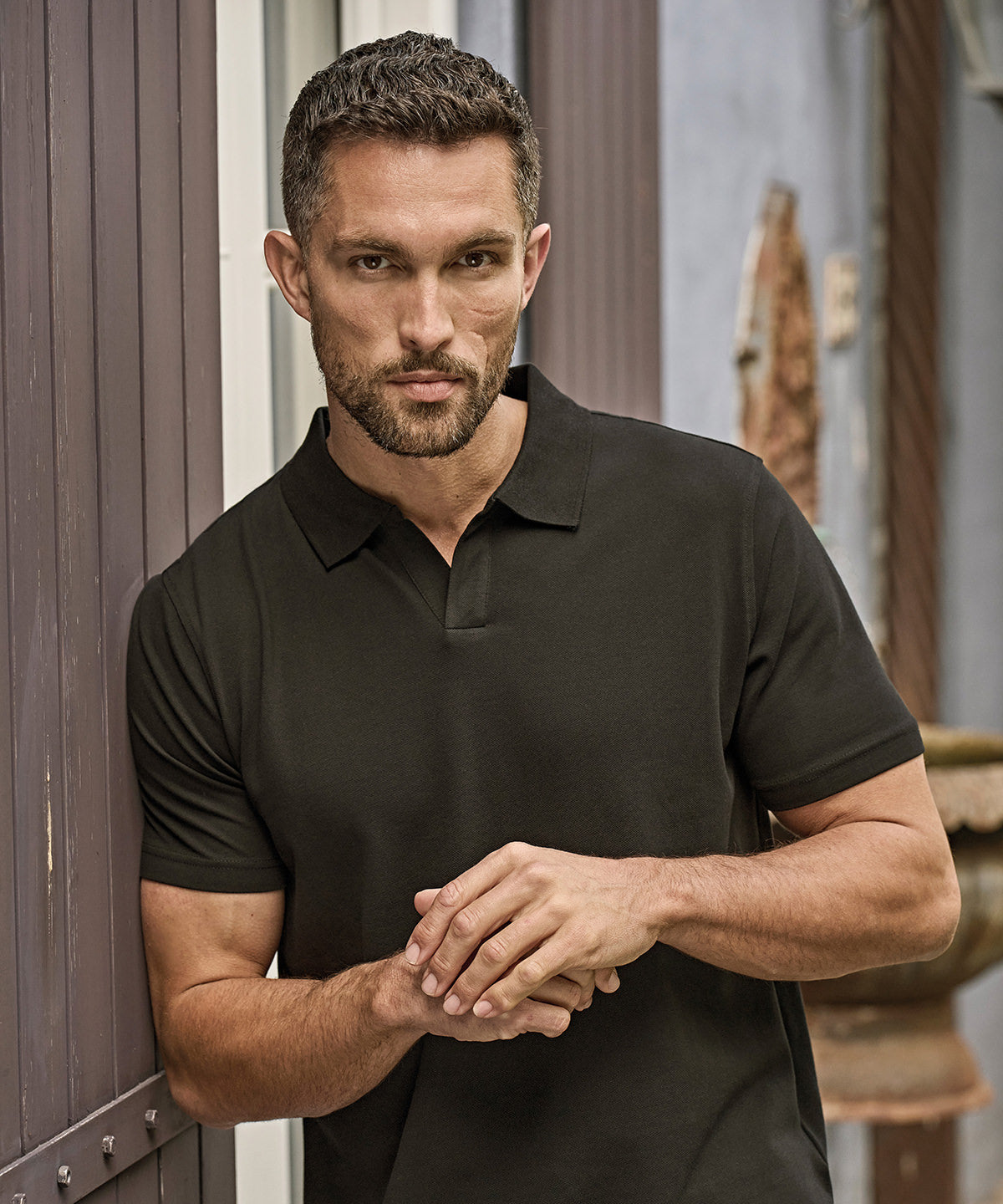 Tee Jays TJ031 Luxury stretch v-neck polo (1404)
