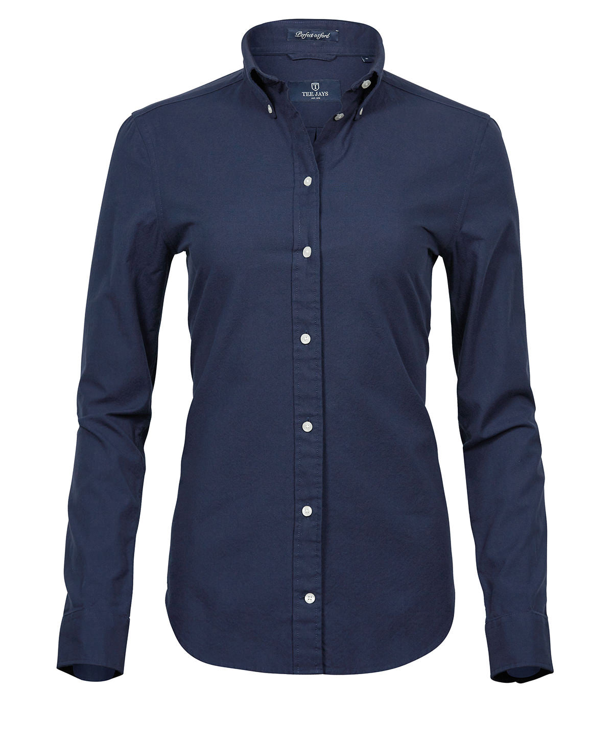 Tee Jays TJ036 Women’s perfect Oxford shirt (4001) in Navy