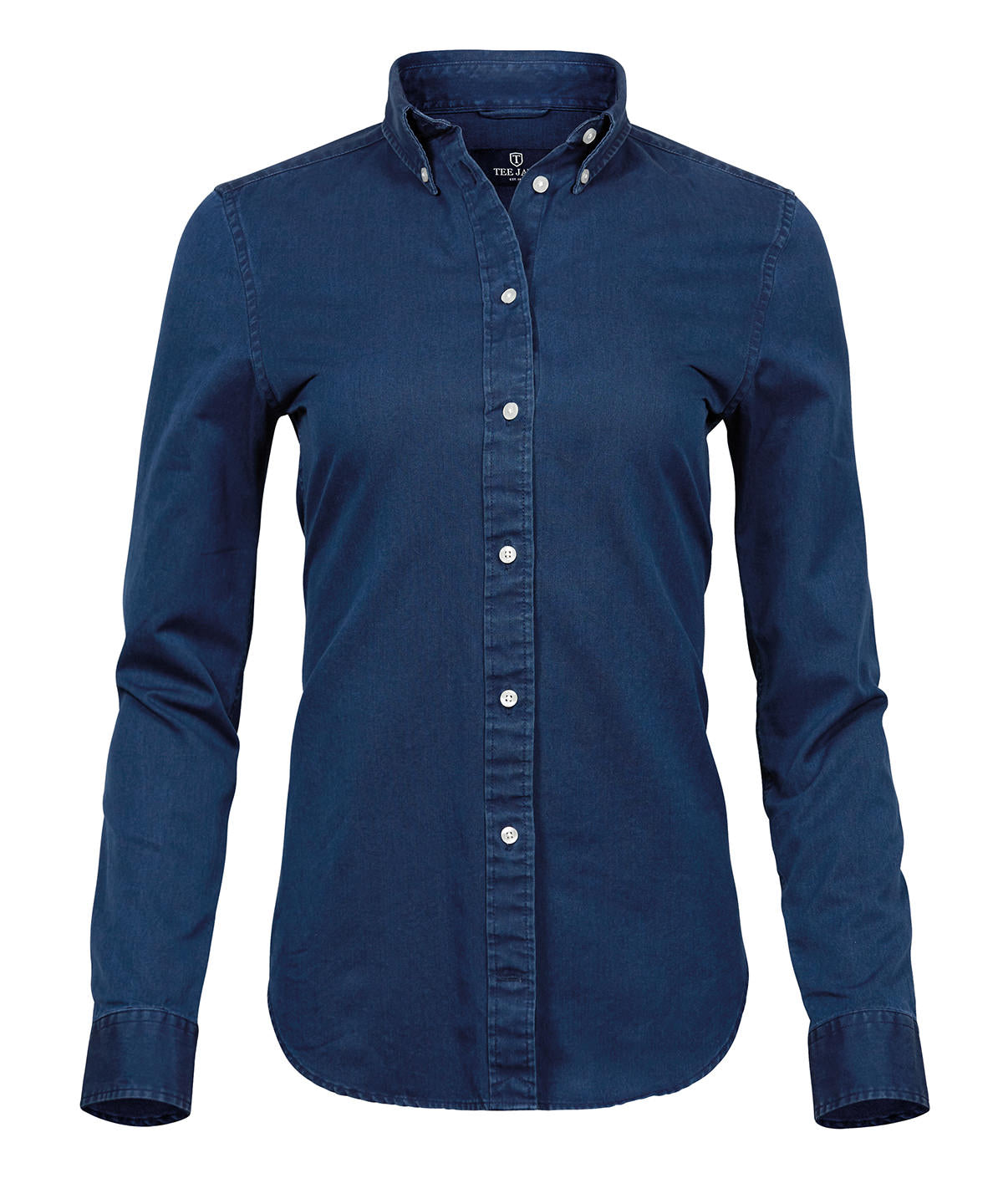 Tee Jays TJ038 Women’s casual twill shirt (4003) in Indigo