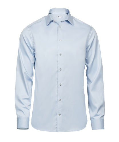Tee Jays TJ040 Luxury shirt slim fit (4021) in Light Blue