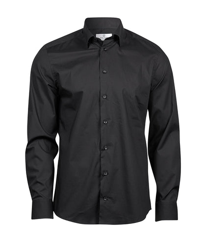 Tee Jays TJ041 Stretch luxury shirt (4024) in Black