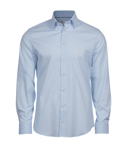 Tee Jays TJ041 Stretch luxury shirt (4024) in Light Blue