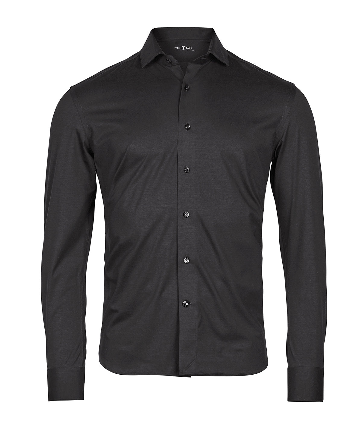 Tee Jays TJ043 Active stretch shirt (4030) in Black