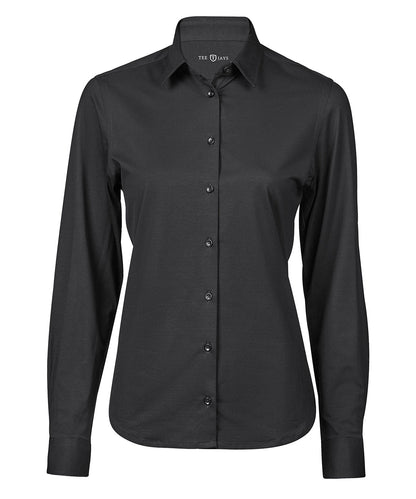 Tee Jays TJ044 Women’s active stretch shirt (4031) in Black