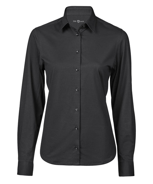 Tee Jays TJ044 Women’s active stretch shirt (4031) in Black