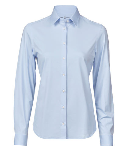 Tee Jays TJ044 Women’s active stretch shirt (4031) in Light Blue