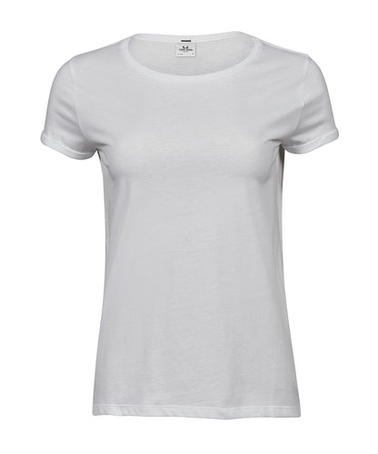 Tee Jays TJ047 Women’s roll-up tee (5063) in White