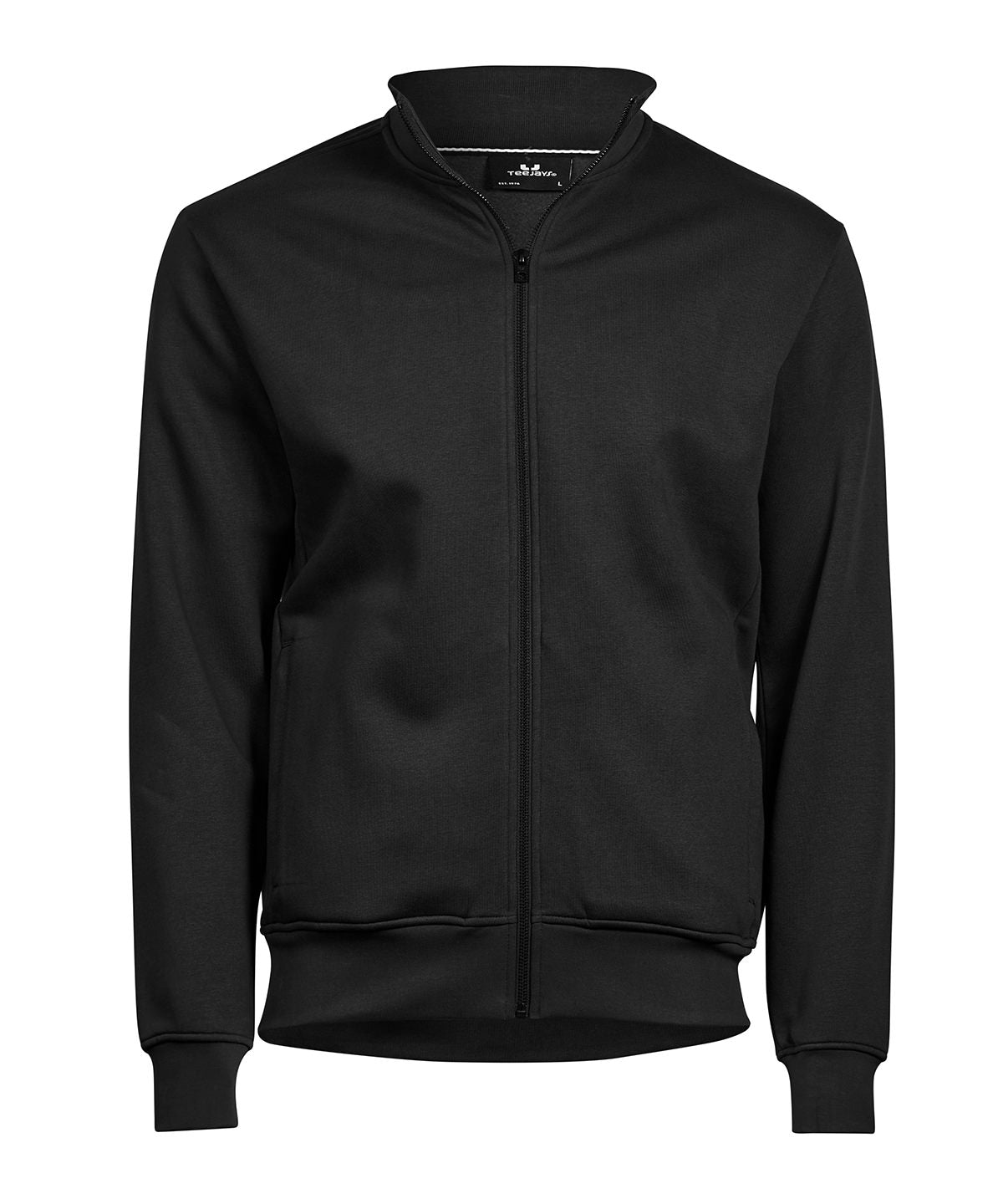 Tee Jays TJ056 Full-zip sweat cardigan (5440) in Black*