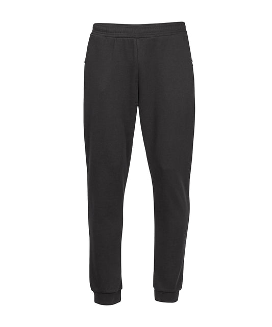 Tee Jays TJ060 Ribbed interlock pants (5510) in Black