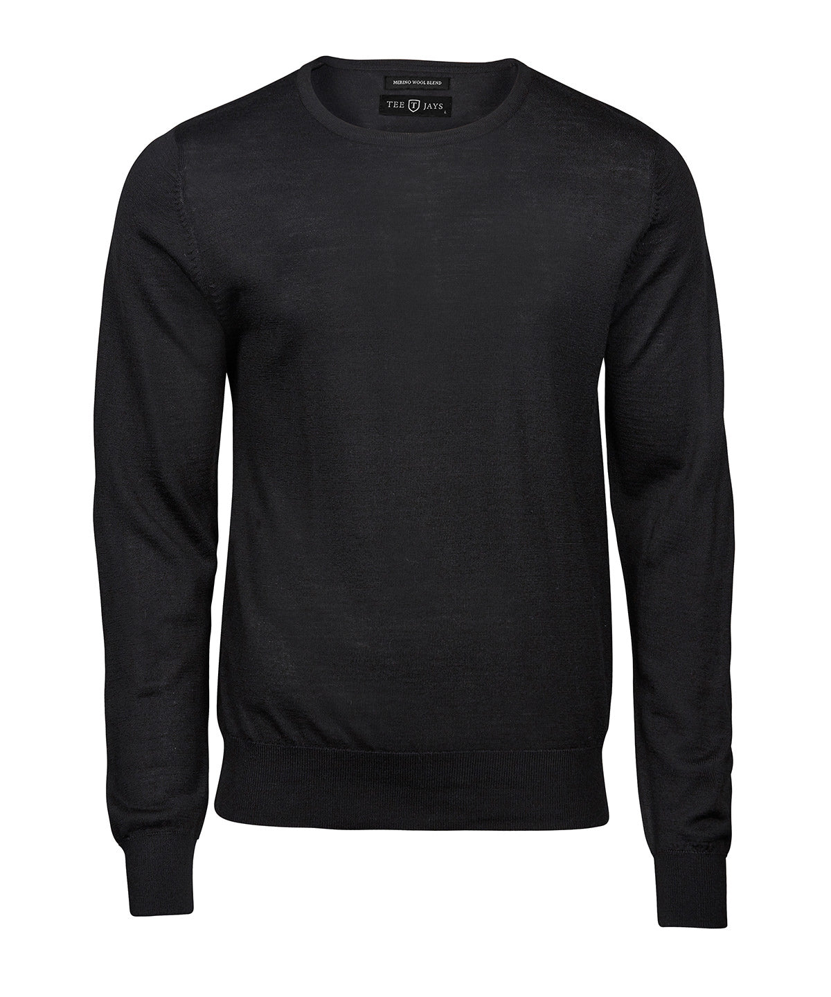 Tee Jays TJ061 Crew neck (6000) in Black