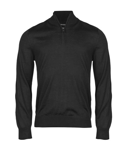 Tee Jays TJ063 Half-zip (6010) in Black