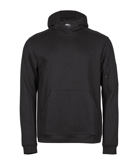 Tee Jays TJ065 Athletic hooded sweatshirt (5702) in Black