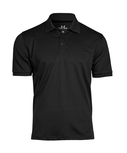 Tee Jays TJ070 Club polo (7000) in Black*