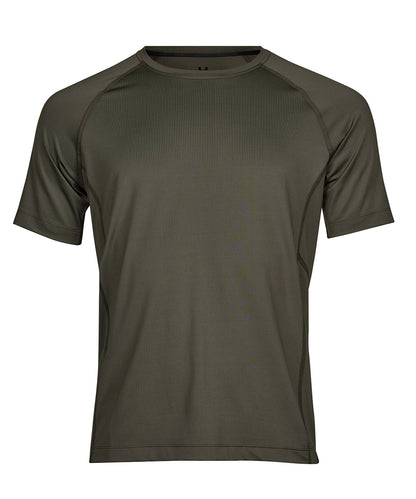 Tee Jays TJ072 CoolDry tee (7020) in Deep Green