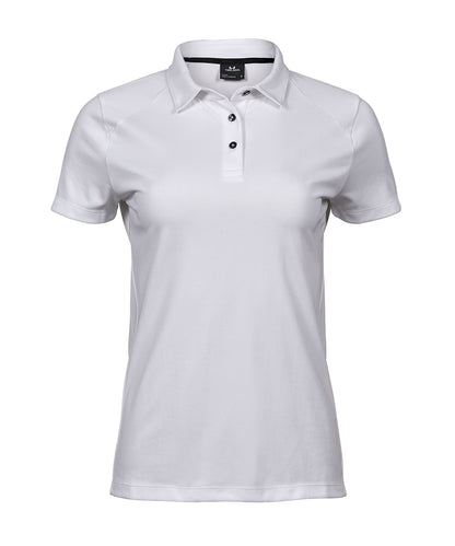 Tee Jays TJ075 Women’s luxury sport polo (7201) in White