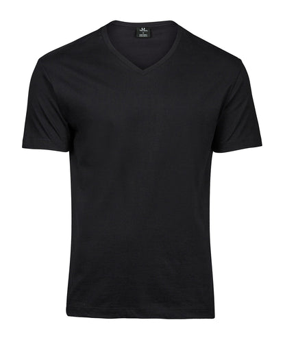 Tee Jays TJ077 Fashion v-neck Sof tee (8006) in Black