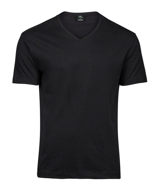 Tee Jays TJ077 Fashion v-neck Sof tee (8006) in Black
