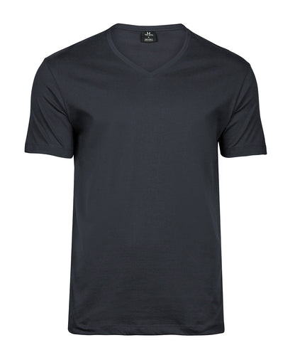 Tee Jays TJ077 Fashion v-neck Sof tee (8006) in Dark Grey