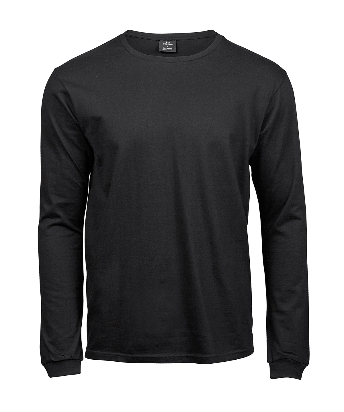 Tee Jays TJ078 Long sleeve fashion Sof tee (8007) in Black